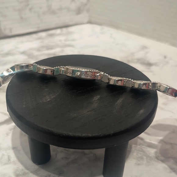 Brighton Tyler watch Reversible leather band with silver tone hearts - Picture 5 of 12